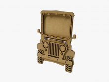 Portarretrato jeep